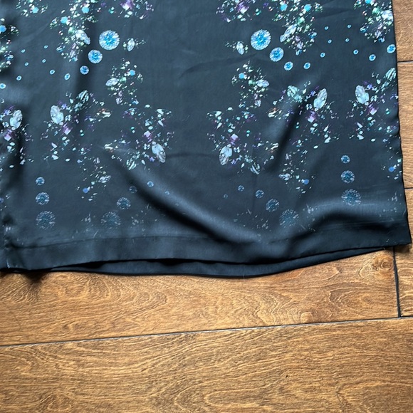 Zara Long Sleeve Flowy Dress with Lace Back - Picture 7 of 8